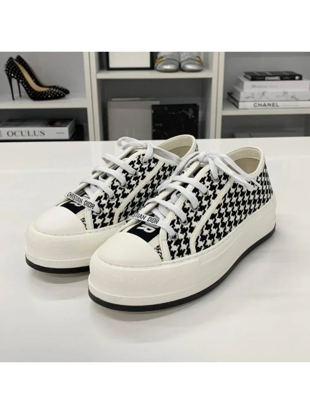 Dior Walk'n' Fabric Logo Sneakers